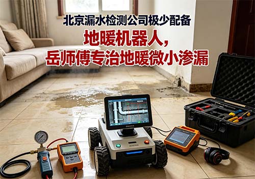 北京漏水检测公司极少配备地暖机器人,岳师傅专治地暖微小渗漏